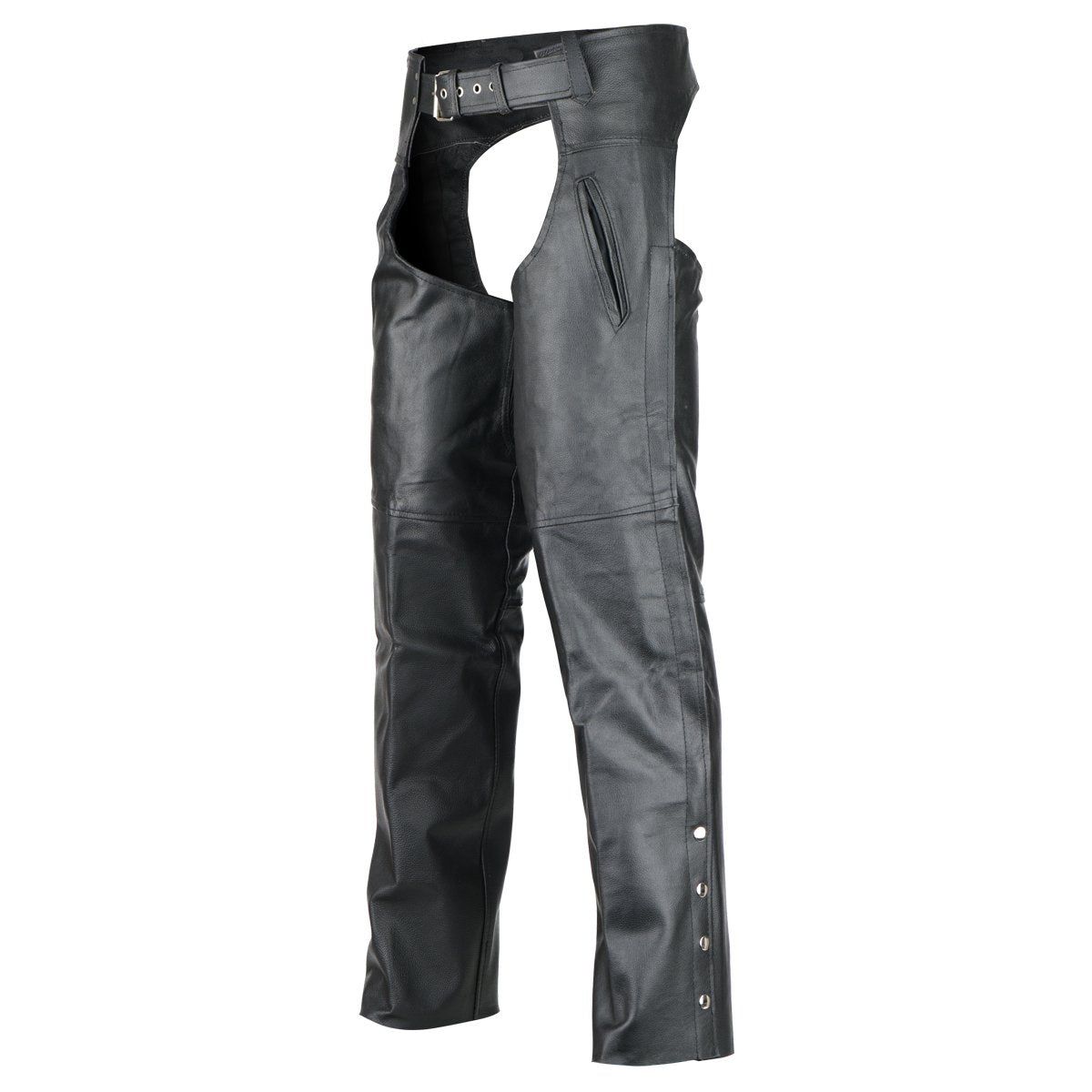 VL812S Deep Pocket Motorcycle Leather Chaps VL812S Deep Pocket Motorcycle Leather Chaps