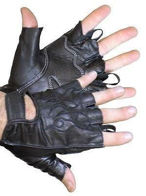 VL447 Vance Leather Fingerless Gloves with Gel Palm VL447 Vance Leather Fingerless Gloves with Gel Palm