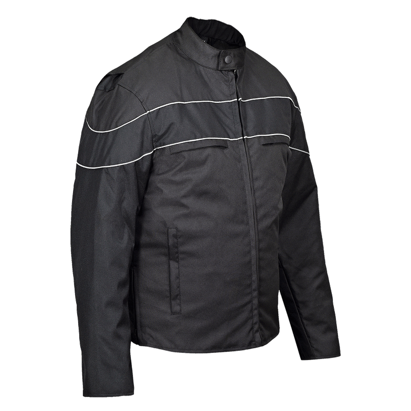 VL1558B Men's Cordura Jacket with Accent Stripe and Reflective Bands VL1558B Men's Cordura Jacket with Accent Stripe and Reflective Bands