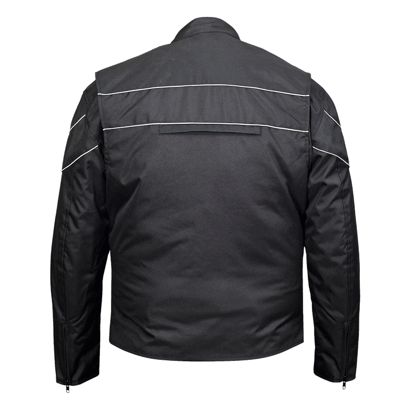VL1558B Men's Cordura Jacket with Accent Stripe and Reflective Bands