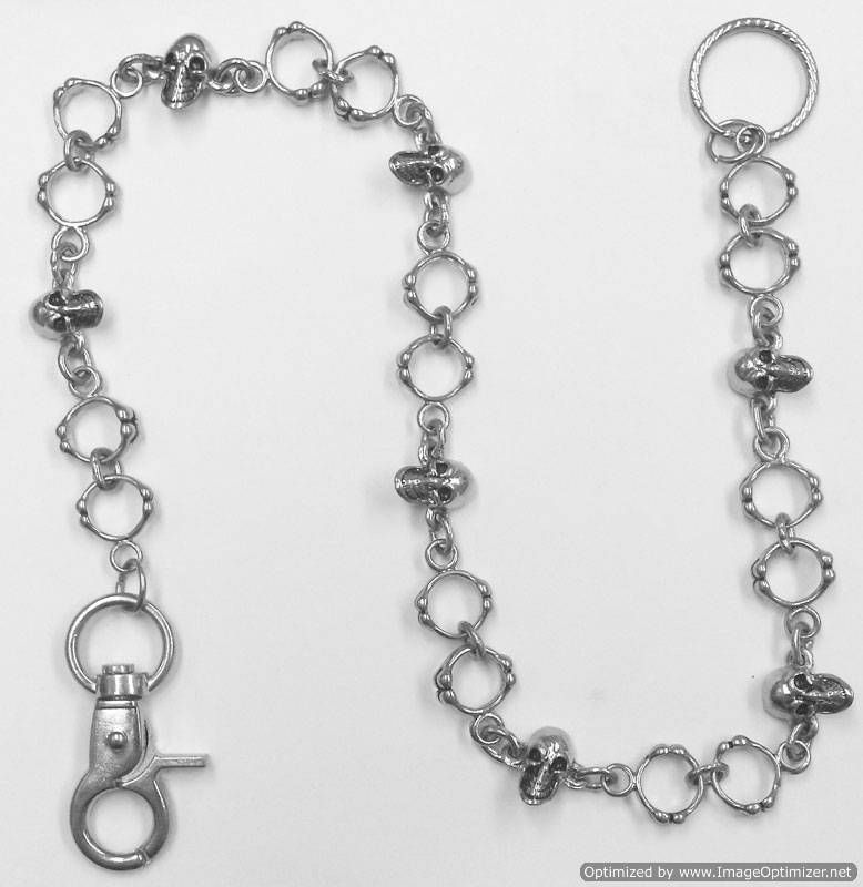 VJ011 Wallet Chain - Skull & Bones VJ011 Wallet Chain - Skull & Bones