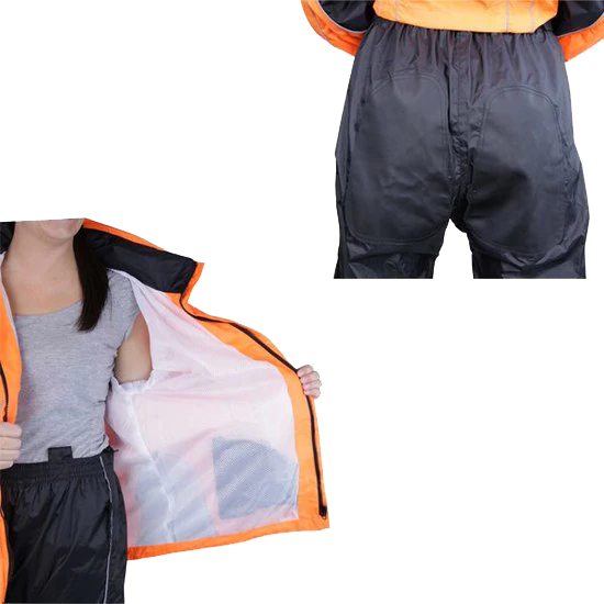 RS5021 Women's Two Piece High Visibility Motorcycle Rain Suit