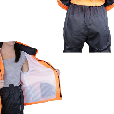 RS5021 Women's Two Piece High Visibility Motorcycle Rain Suit