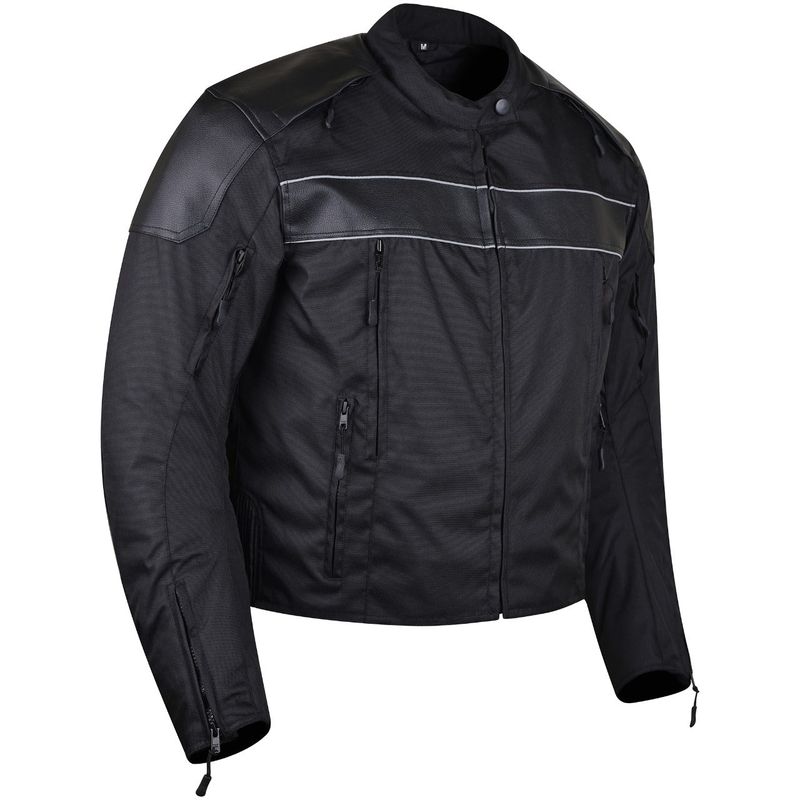 Men's VL1518 Textile Motorcycle Jacket Motorbike Biker Riding Jacket Breathable with C.E. Armor Men's VL1518 Textile Motorcycle Jacket Motorbike Biker Riding Jacket Breathable with C.E. Armor