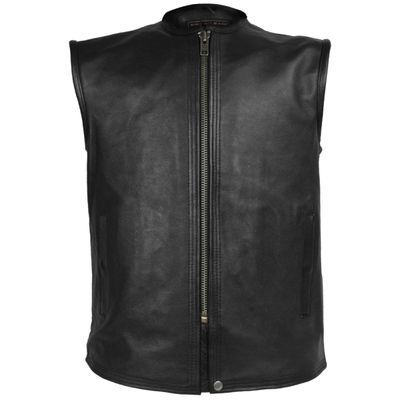 HMM932 Men's Premium High Mileage Leather Vest HMM932 Men's Premium High Mileage Leather Vest