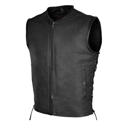 HMM931 Men's Premium High Mileage Leather Vest HMM931 Men's Premium High Mileage Leather Vest