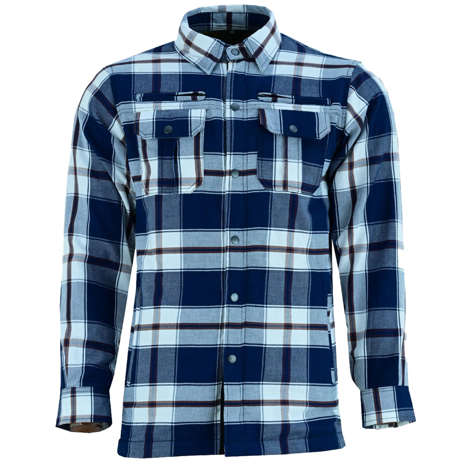 HMM1504BlW Vance Leathers USA’s Riding Shirts with Waterproof Zippers & Optional C.E. Armor