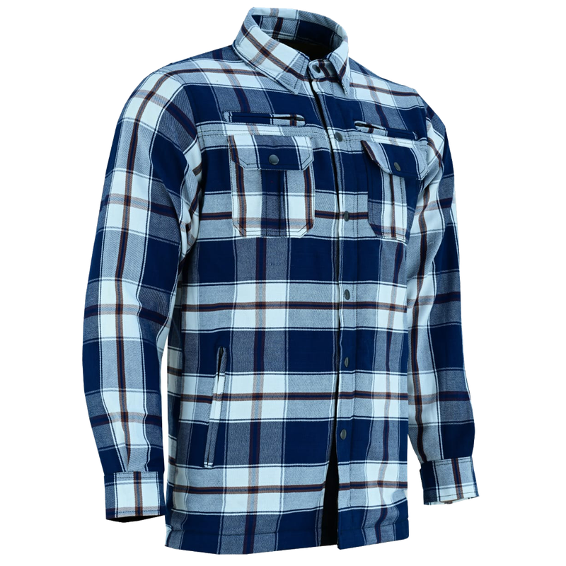 HMM1504BlW Vance Leathers USA’s Riding Shirts with Waterproof Zippers & Optional C.E. Armor