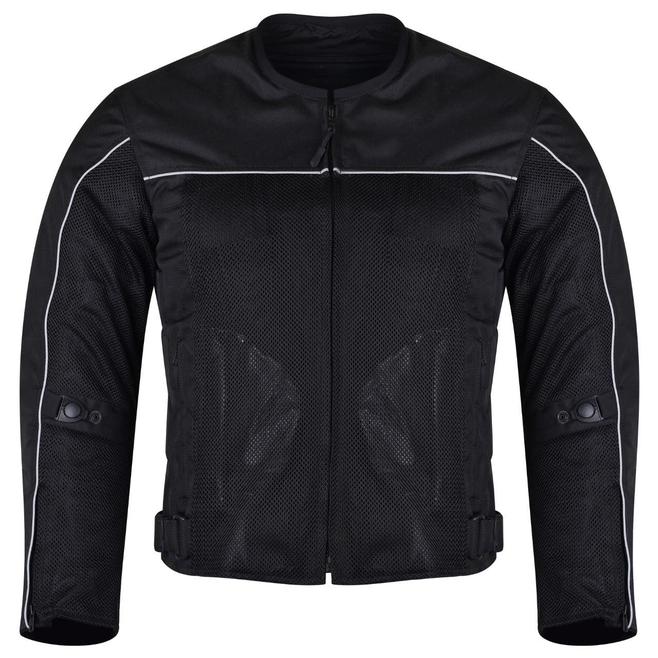 VL1626 Advanced Velocity 3-Season Mesh/Textile CE Armor Motorcycle Jacket, Size: m, Color: black