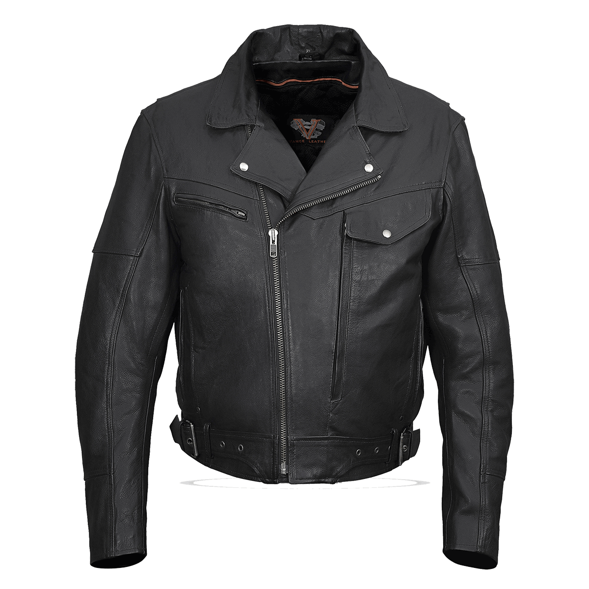 VL509 Men's Pistol Pete Jacket Premium Leather / Lower Padded Back VL509 Men's Pistol Pete Jacket Premium Leather / Lower Padded Back, Size: 2xl