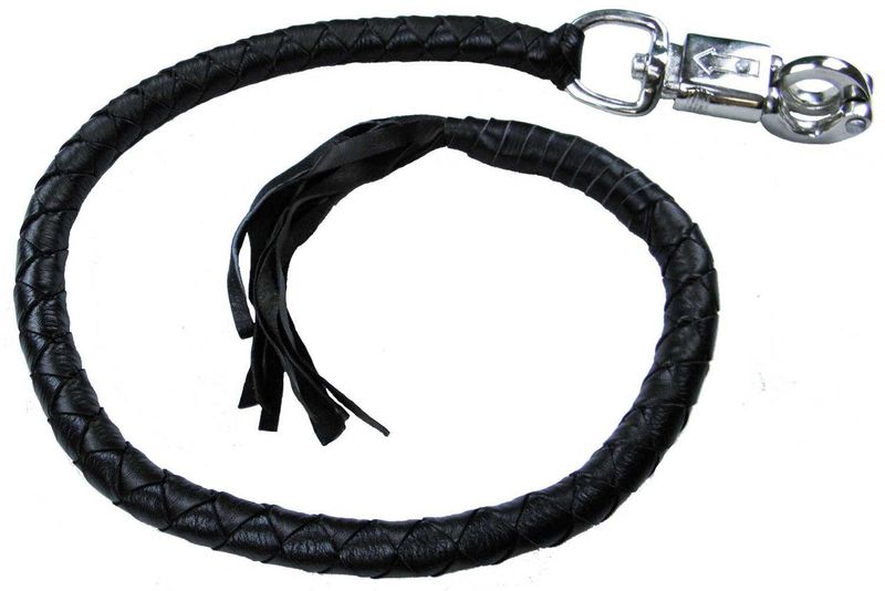 VA400 B - Vance Biker Motorcycle Black Get Back Whips