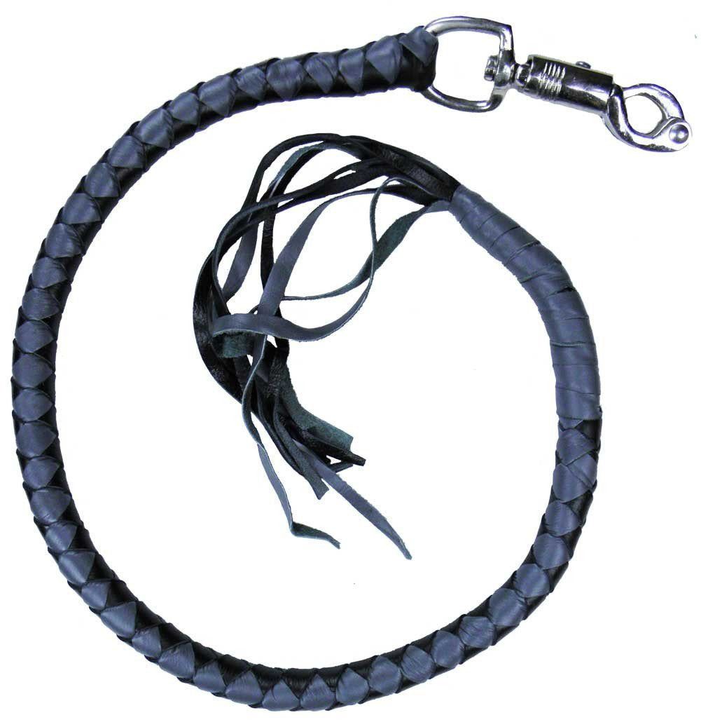 VA400 BGr - Vance Biker Motorcycle Black - Grey Get Back Whips VA400 BGr - Vance Biker Motorcycle Black - Grey Get Back Whips