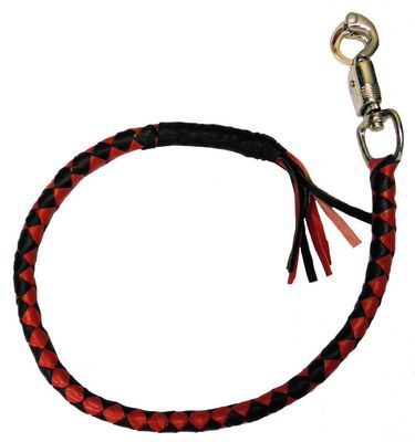 VA400 BR - Vance Biker Motorcycle Black - Red Get Back Whips VA400 BR - Vance Biker Motorcycle Black - Red Get Back Whips