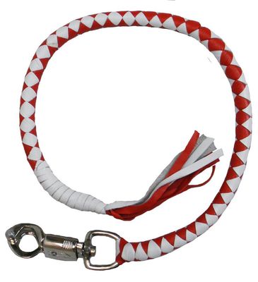 VA400 RW - Vance Biker Motorcycle Red - White Get Back Whips VA400 RW - Vance Biker Motorcycle Red - White Get Back Whips
