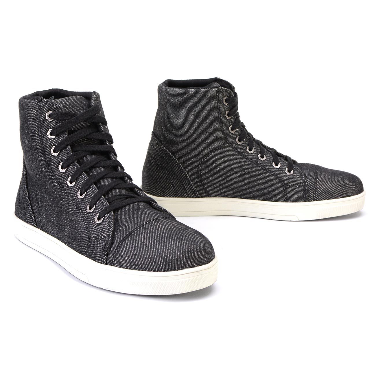 Milwaukee Leather MBM9108 Men's Black Canvas Reinforced Motorcycle Casual Street Riding Shoes w/ Ankle Support Milwaukee Leather MBM9108 Men's Black Canvas Reinforced Motorcycle Casual Street Riding Shoes w/ Ankle Support