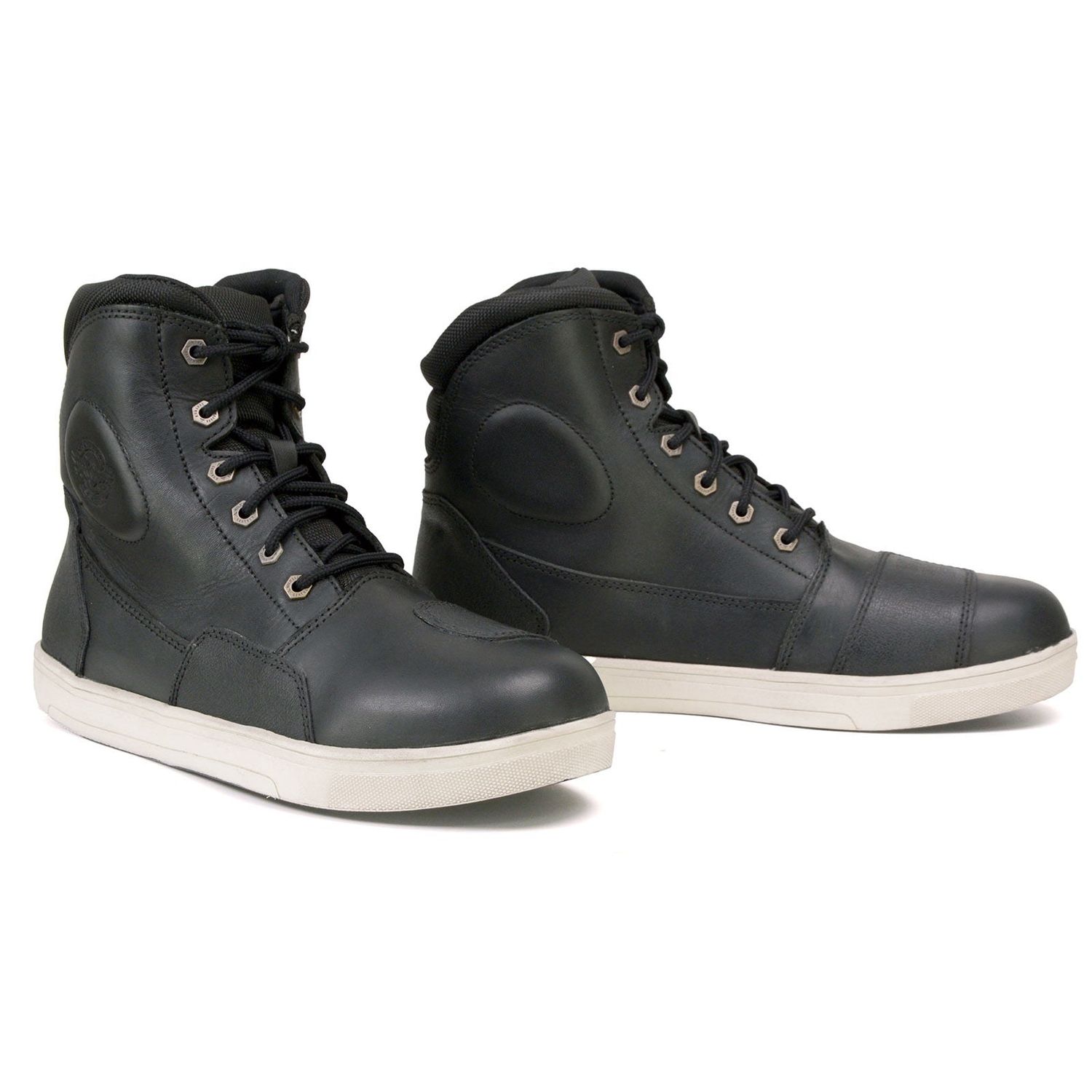 Milwaukee Leather MBM9002 Men's Black Leather Reinforced Street Biker Riding Shoes w/ Shift Protect Ankle Support Milwaukee Leather MBM9002 Men's Black Leather Reinforced Street Biker Riding Shoes w/ Shift Protect Ankle Support