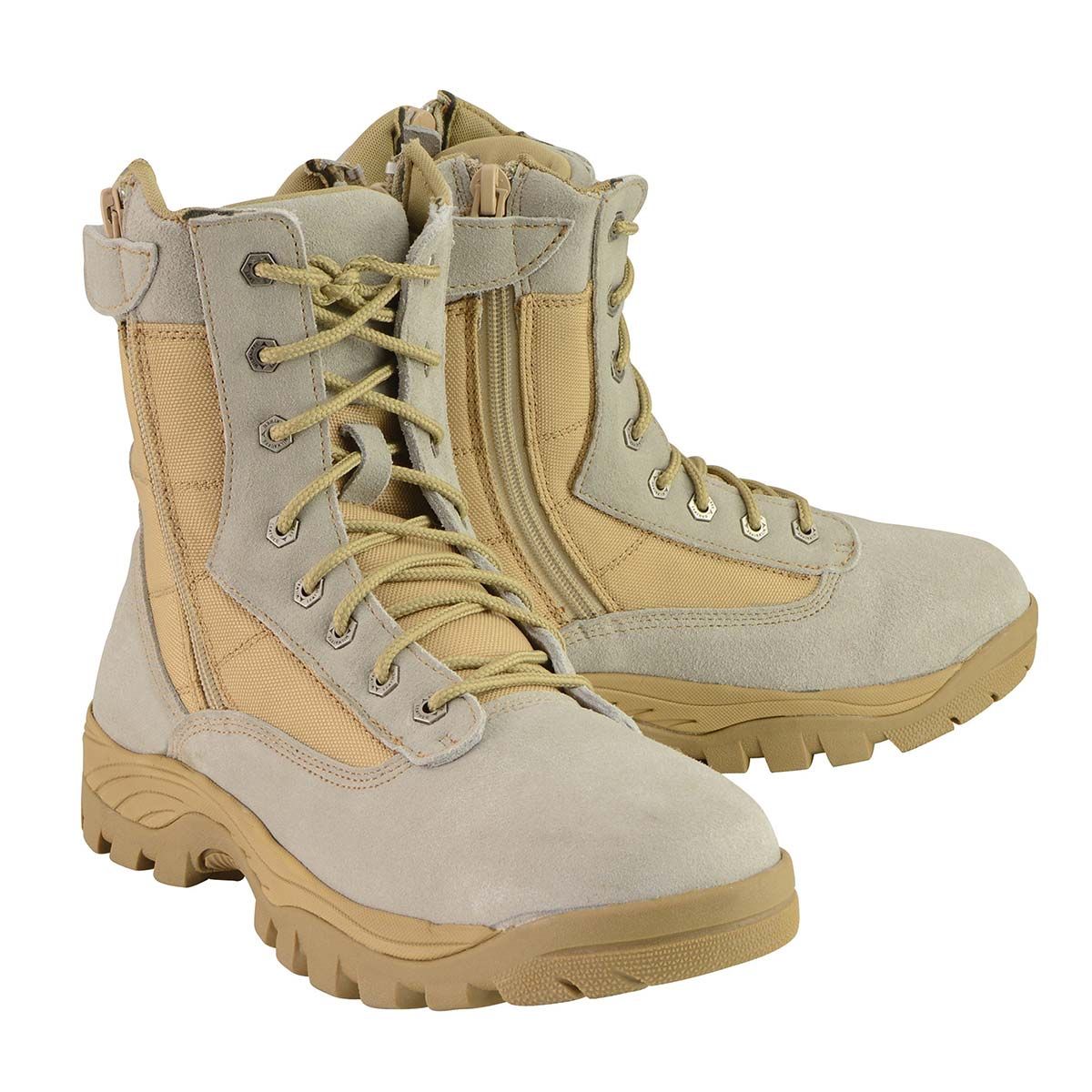 Milwaukee Leather Men's Lace-Up Desert Sand 9-Inch Leather Swat Style-Tactical Motorcycle Biker Boots MBM9111 Milwaukee Leather Men's Lace-Up Desert Sand 9-Inch Leather Swat Style-Tactical Motorcycle Biker Boots MBM9111