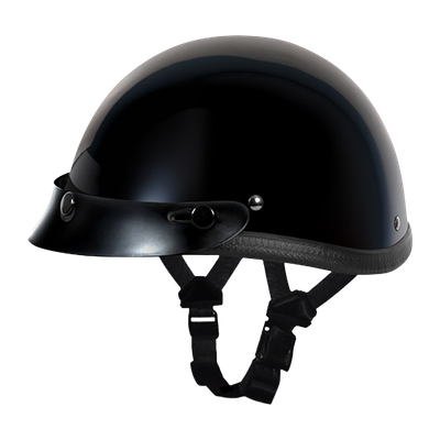 Novelty Smokey WITH Snaps- Hi-Gloss Black