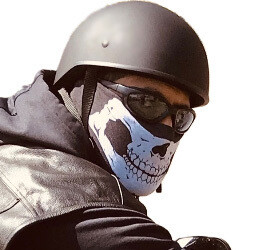 Smallest DOT Helmet - HamrHead Curve Matte