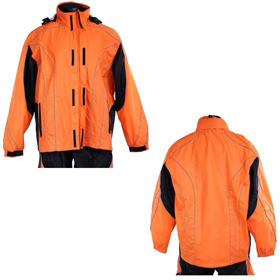 RS5020 Men's Two Piece High Visibility Motorcycle Rain Suit RS5020 Men's Two Piece High Visibility Motorcycle Rain Suit