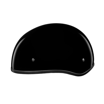 DOT Approved Daytona Skull Cap Half Shell Motorcycle Helmet - Beanie Style for Motorcycles, Cruisers, Scooters, and Mopeds W/O Visor- Hi-Gloss Black