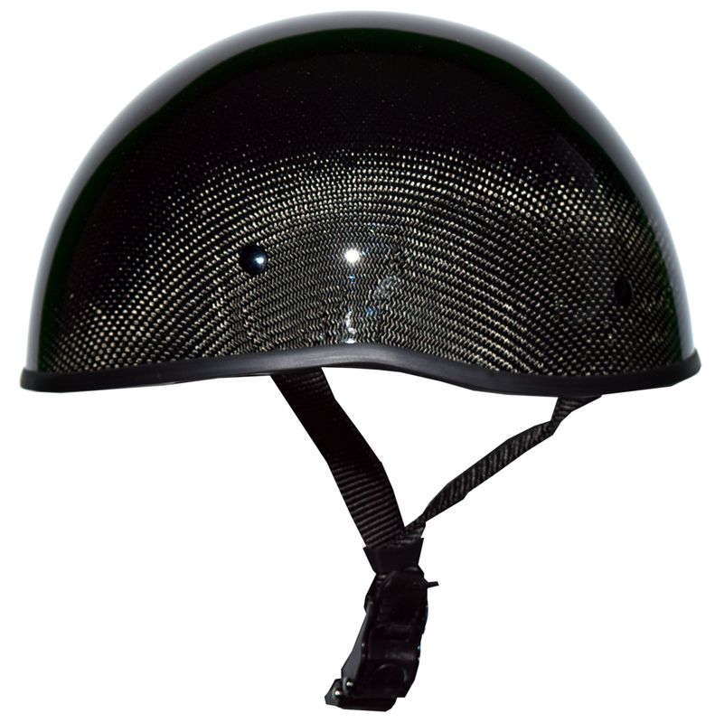 Genuine Carbon Fiber SOA Smallest Lightest DOT Beanie Carbonator Gloss No Peak Genuine Carbon Fiber SOA Smallest Lightest DOT Beanie Carbonator Gloss No Peak