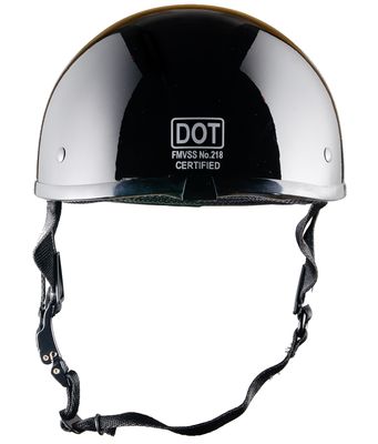 Crazy Al's Smallest lightest DOT Beanie Helmet - Gloss Black