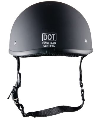 Crazy Al's Smallest lightest DOT Beanie Helmet Flat Black