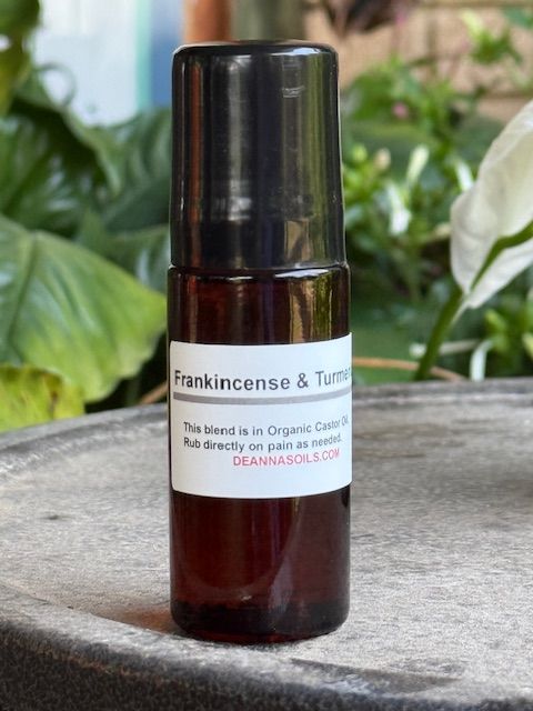 Frankincense and Turmeric in Castor Oil