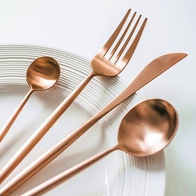 RG MATTE DECOR CUTLERY SET 24p