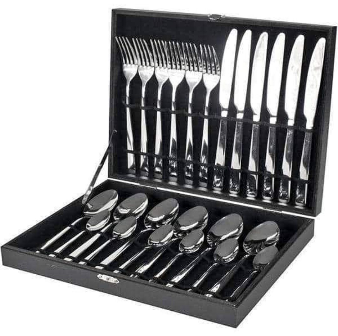 SILVER 24P CUTLERY SET