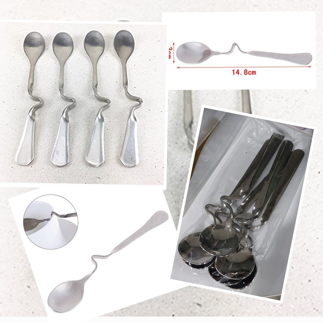 CURVED TEASPOONS 