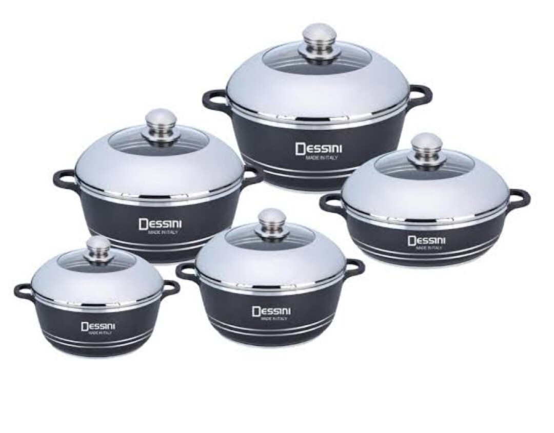 DESSINI 10P COOKWARE- BLACK 