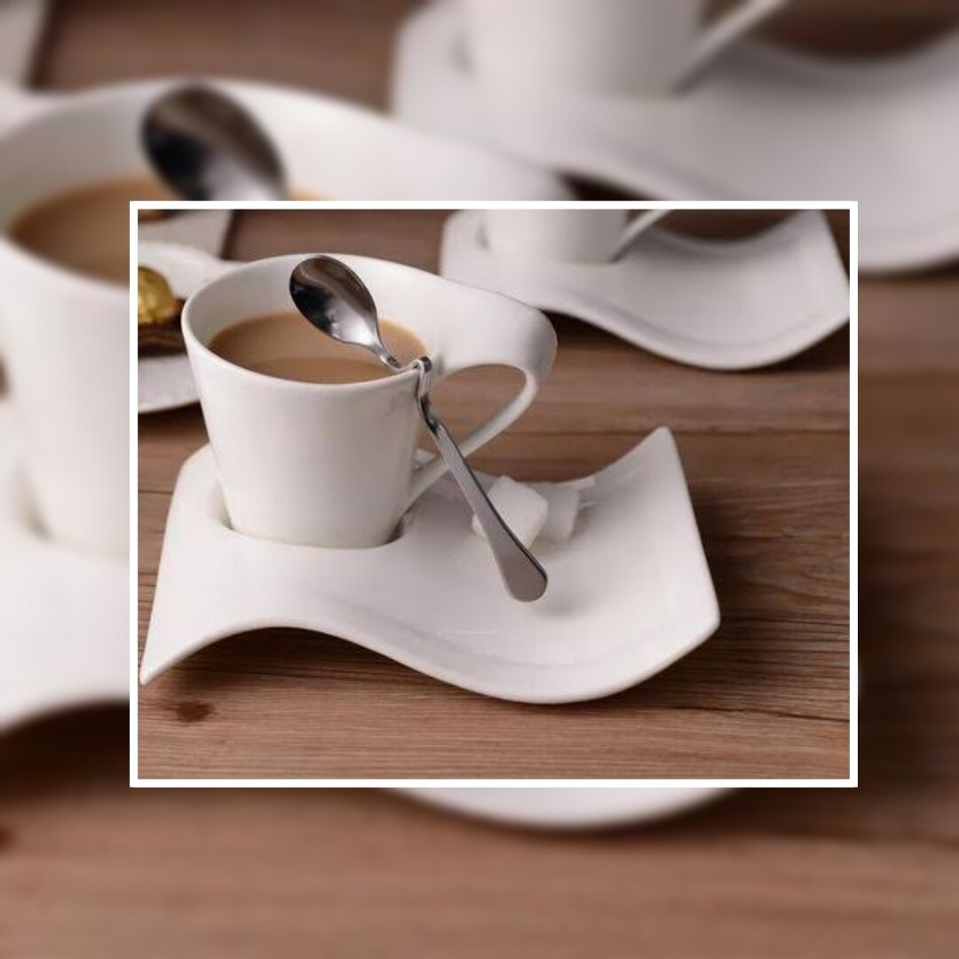 WAVE CUP/SAUCER SET