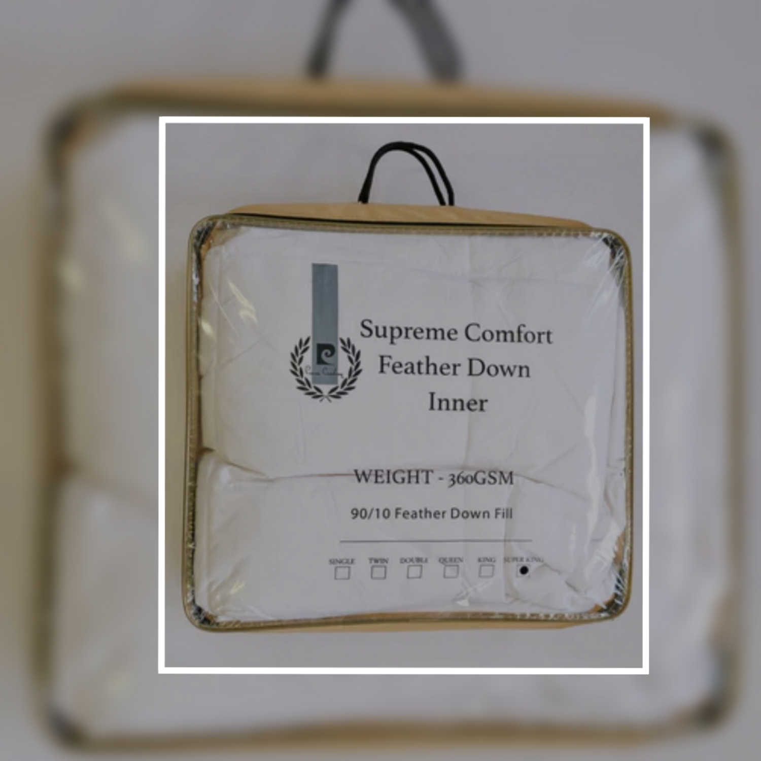 PIERRE CARDIN FEATHER DUVET INNER
