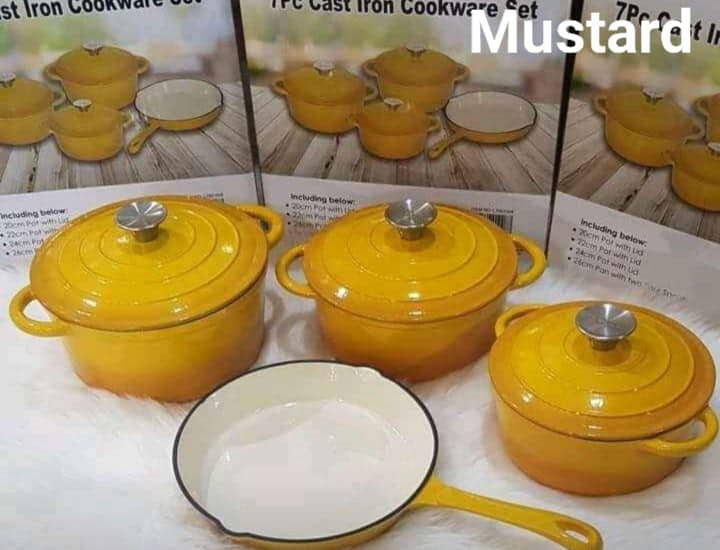 CAST IRON COOKWARE SET