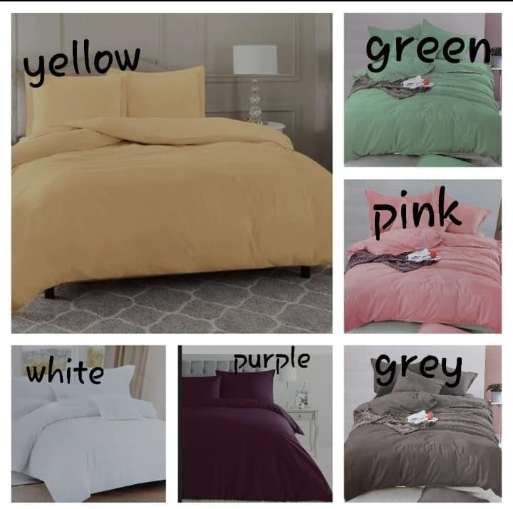 DUVET COVERS PLAIN 6P