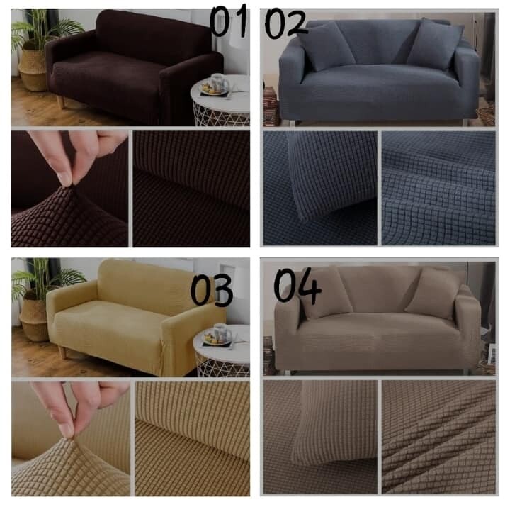 WAFFLE TEXTURED SOFA COVERS