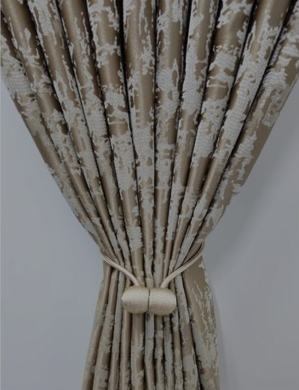 GLAMOR CURTAIN SET GOLD