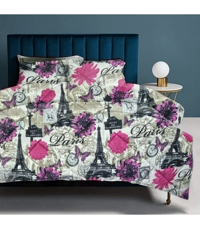 PINK PARIS COMFORTER SET