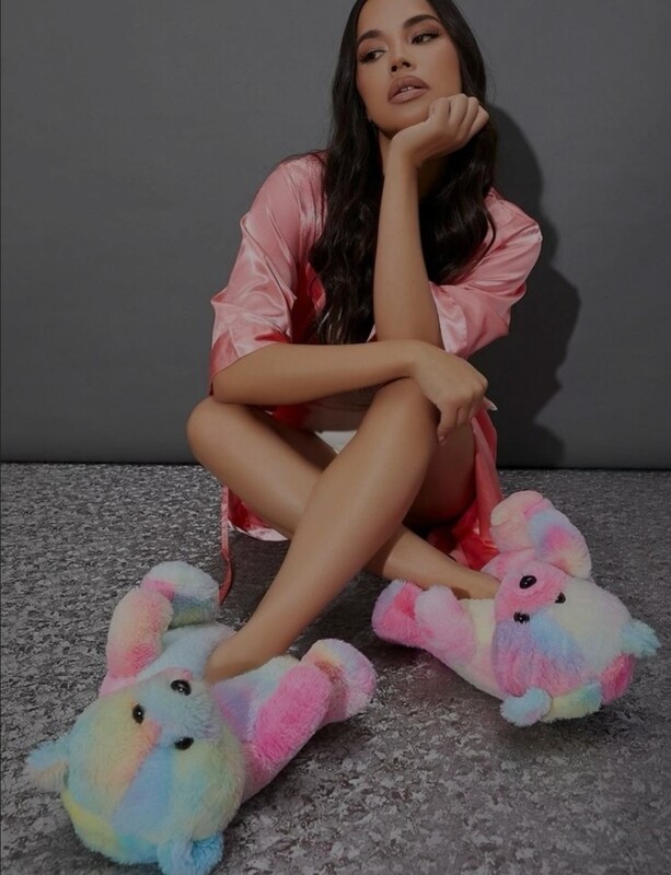 TEDDY BEAR SLIPPERS- ADULTS