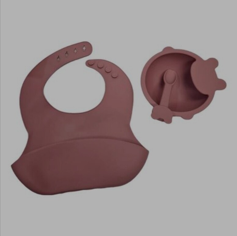 SILICONE FEEDING SET