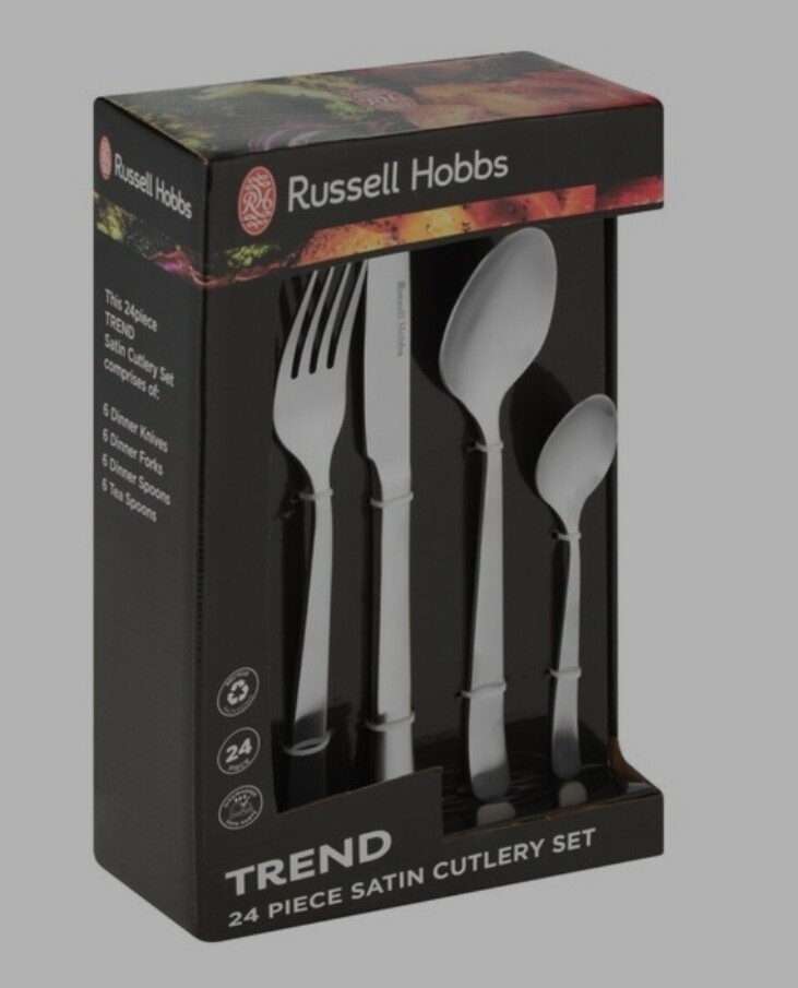 RUSSELL HOBBS 24P CUTLERY SET