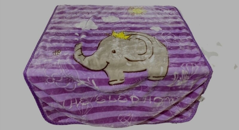 PRINTED VELVET 2PLY BABY BLANKET