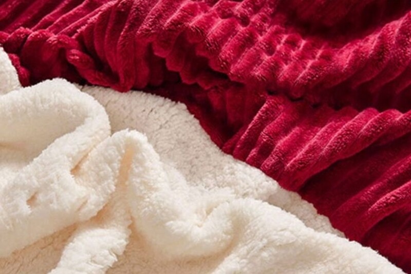 CORDUROY SHERPA COMFORTER SET- BULK