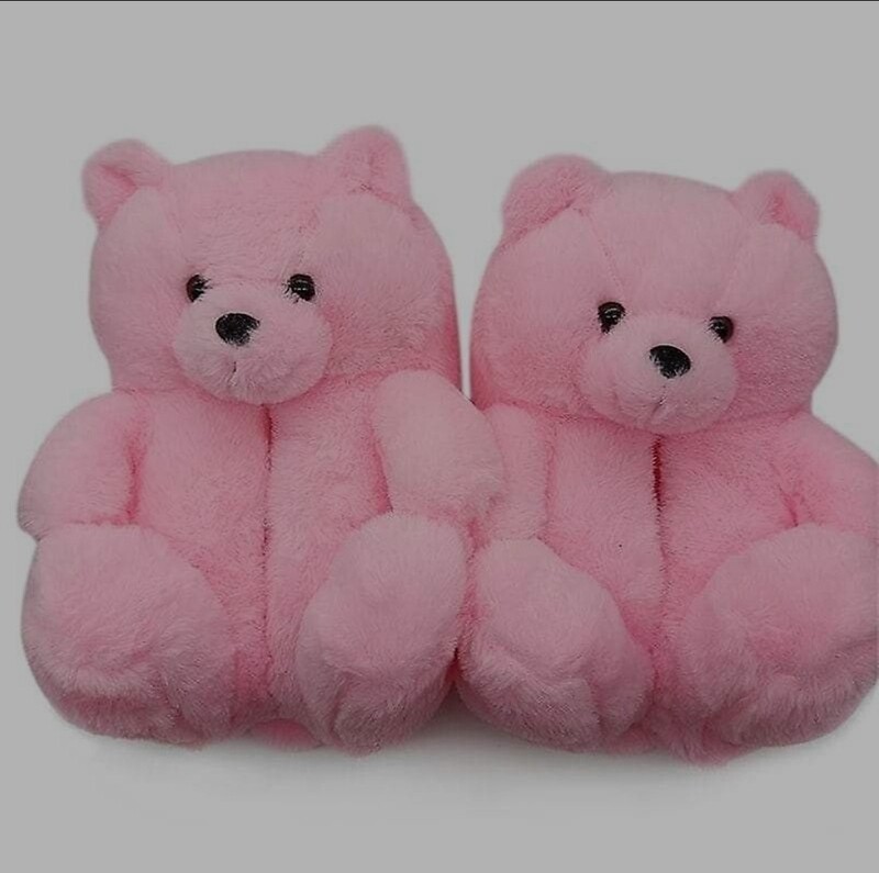 TEDDY BEAR SLIPPERS- BULK