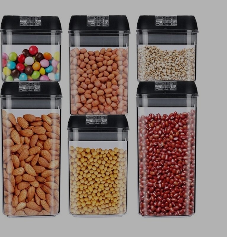 STORAGE CONTAINERS- 6 PIECE