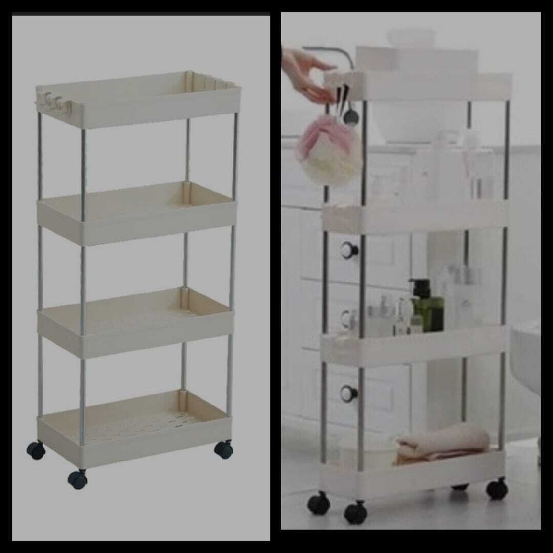 4 TIER BATHROOM RACK