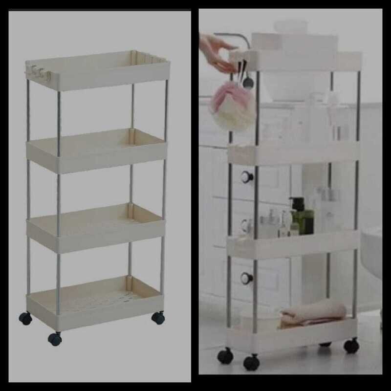 4 TIER BATHROOM RACK
