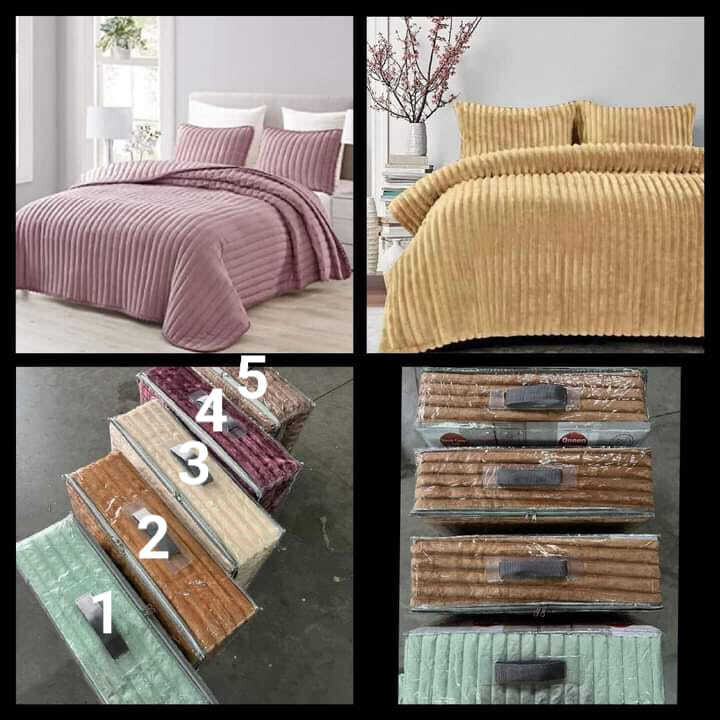 CORDUROY BLANKET SET